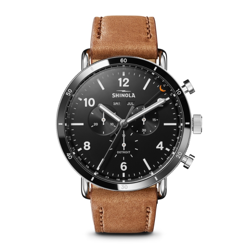 Shinola Canfield 45mm Sport Chronograph Watch