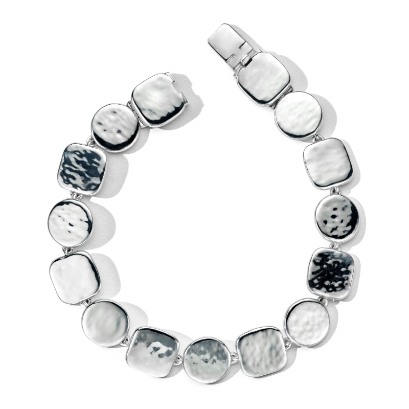 IPPOLITA Sterling Silver Hammered, Flexible Bracelet