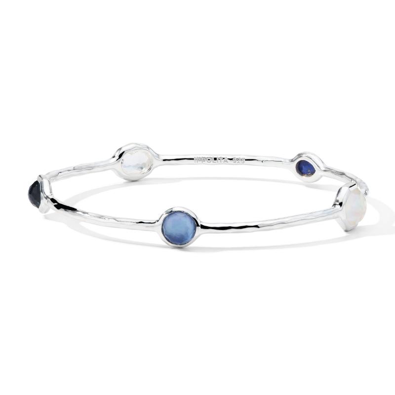 IPPOLITA Sterling Silver Bangle Bracelet With Multi Stone