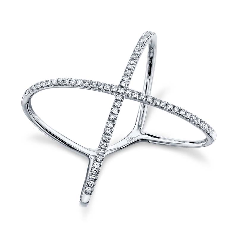 0.18Ct 14K White Gold Diamond Lady'S 