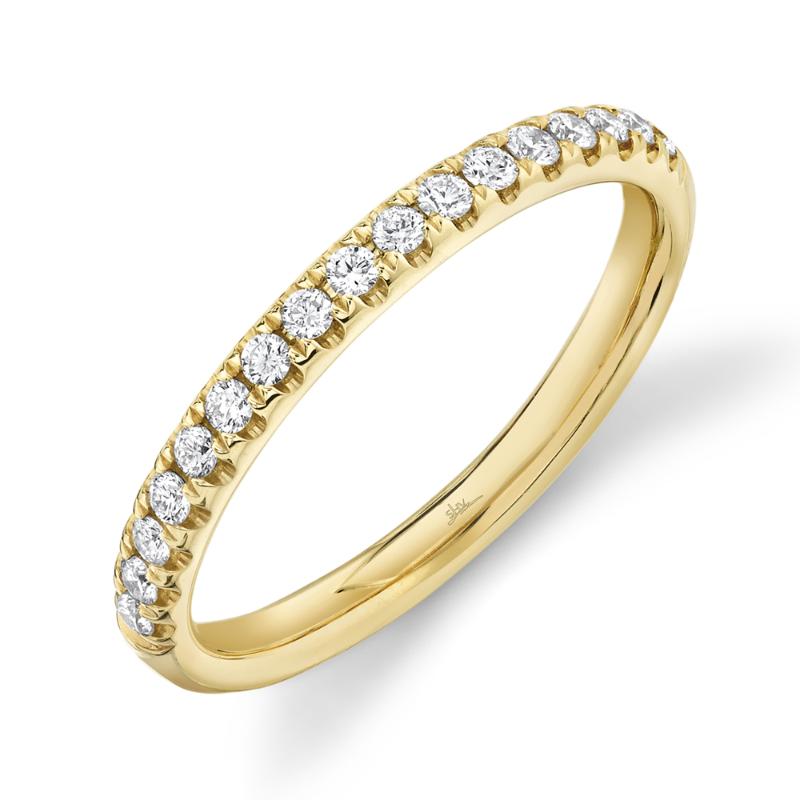 0.25Ct 14K Yellow Gold Diamond LadyS Band