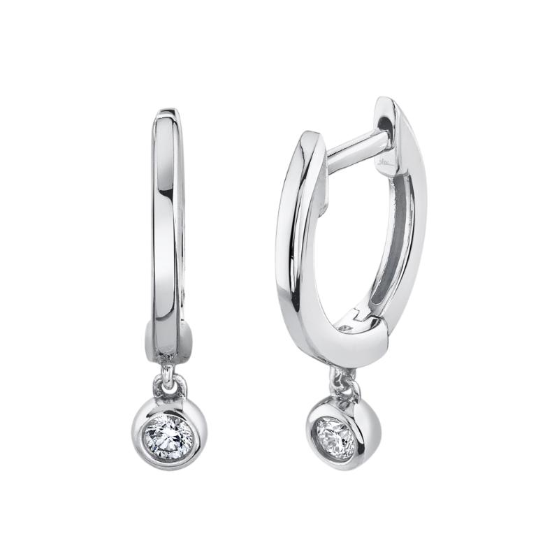 0.07Ct Diamond Huggie Earring