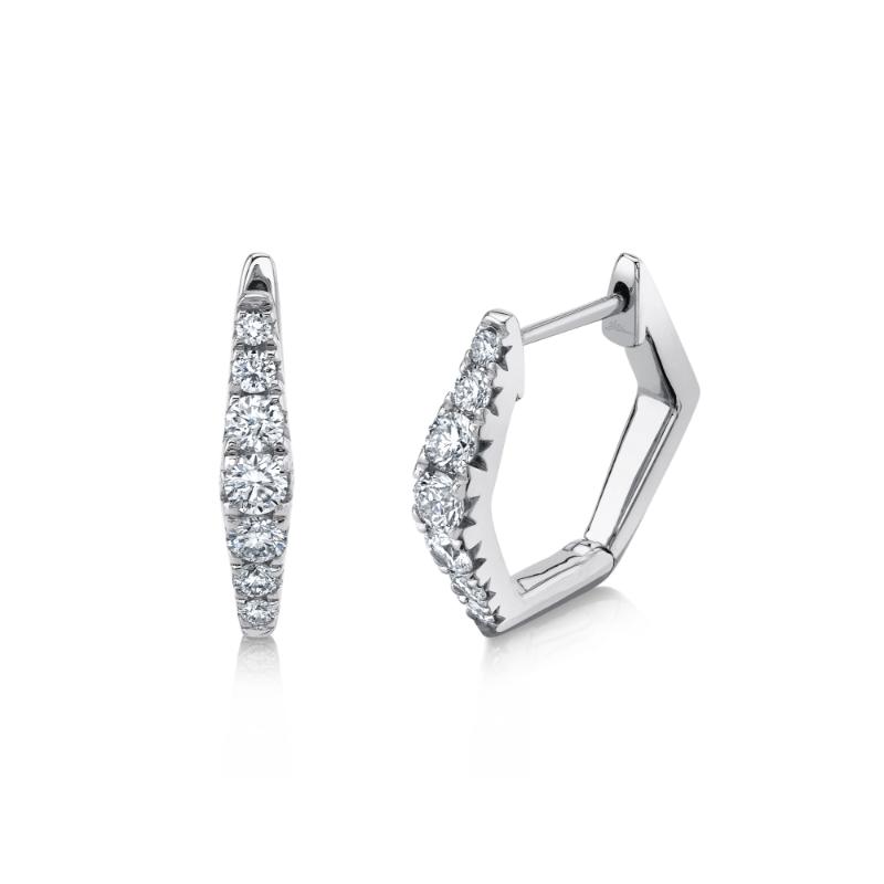 0.49Ct Diamond Huggie Earring