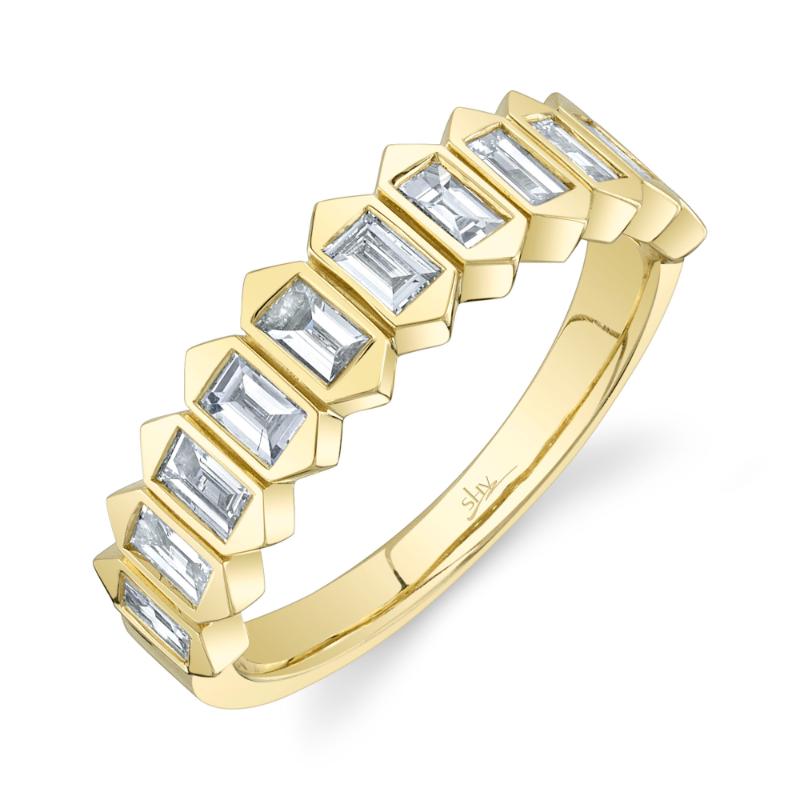 0.75Ct Diamond Baguette Band