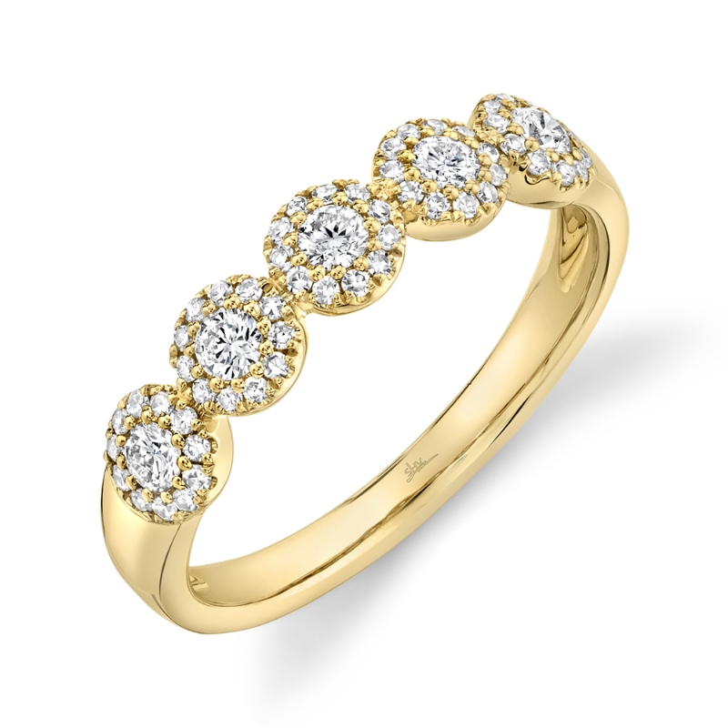 0.40Ct 14K Yellow Gold Diamond Lady's Band