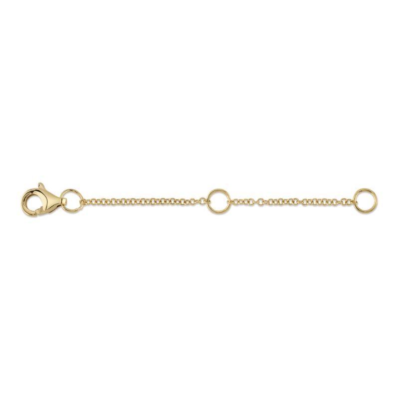 14K Yellow Gold Jump-Ring Extender With Lobster Clasp