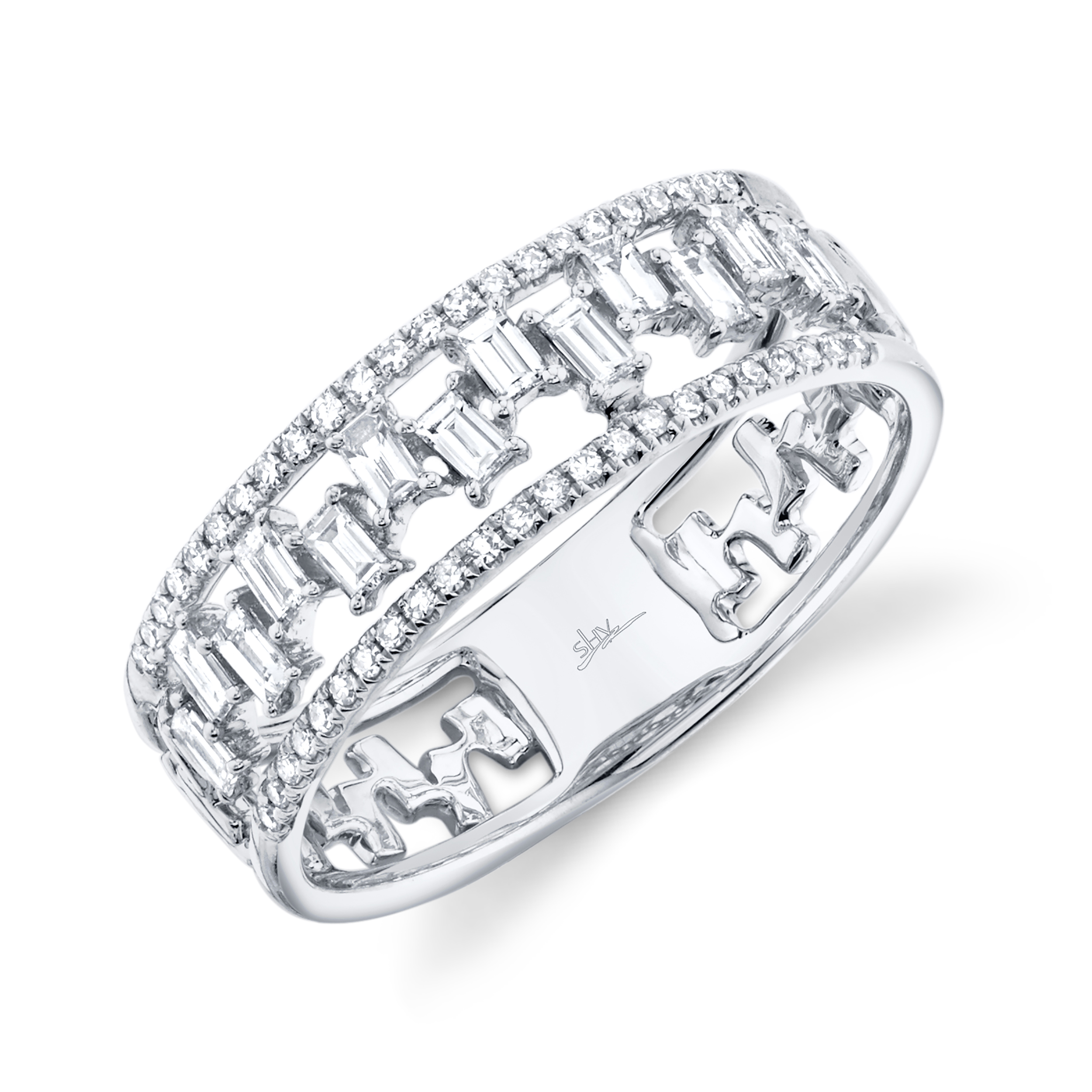 0.44Ct Diamond Baguette Ring
