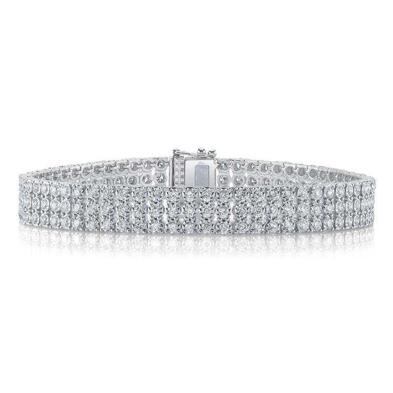 14K White Gold Diamond Tennis Bracelet