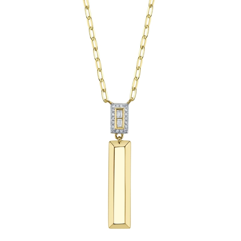 A 14K Yellow Gold Paperclip Link Chain