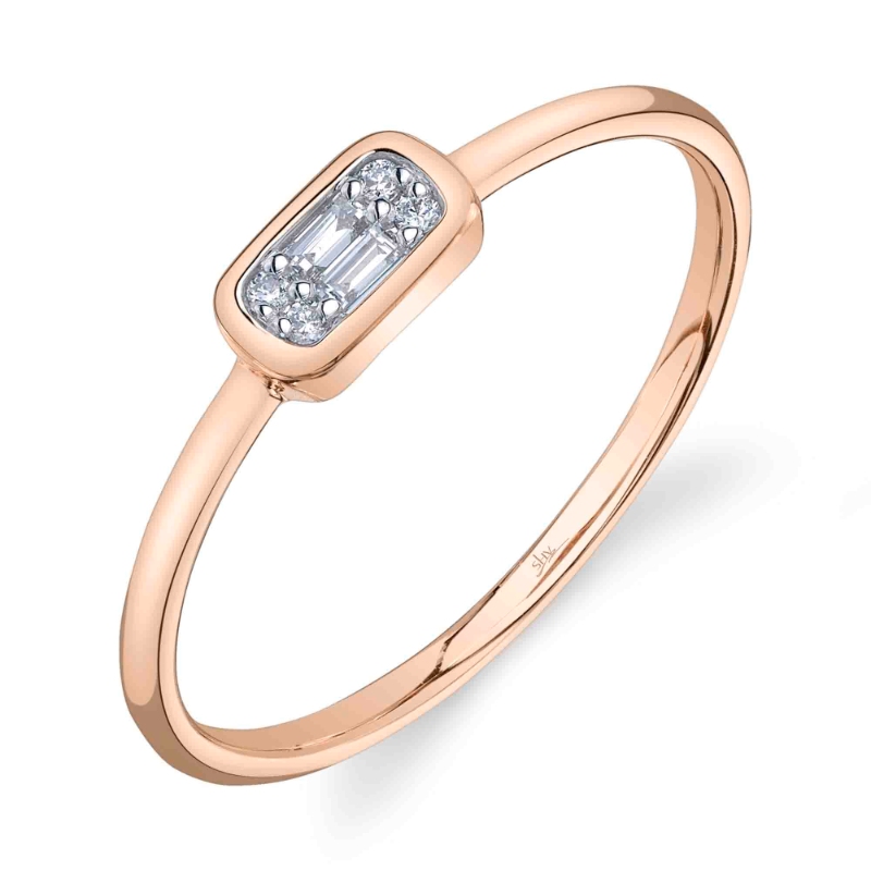 A 14K Rose Gold Ring Set