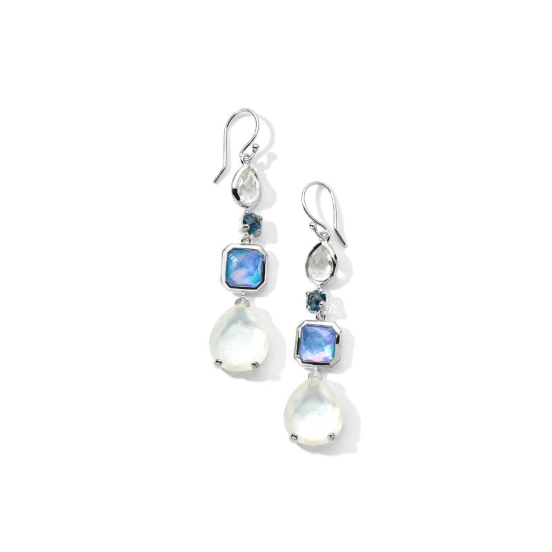 IPPOLITA Multi-Stone Drop Earrings In Sterling Silver