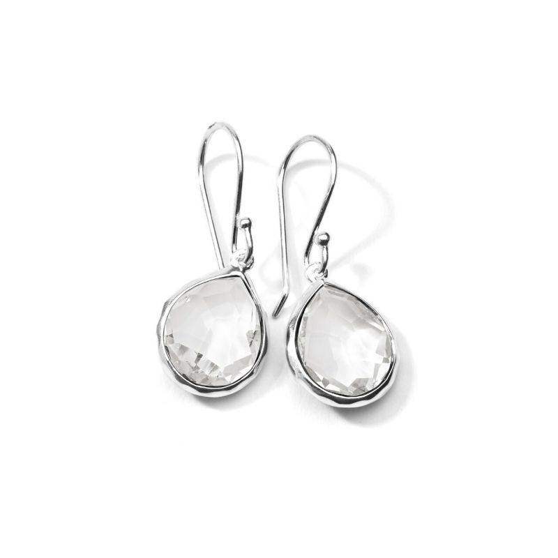 Ippolita Classico Medium Jet Set Earrings in Sterling Silver