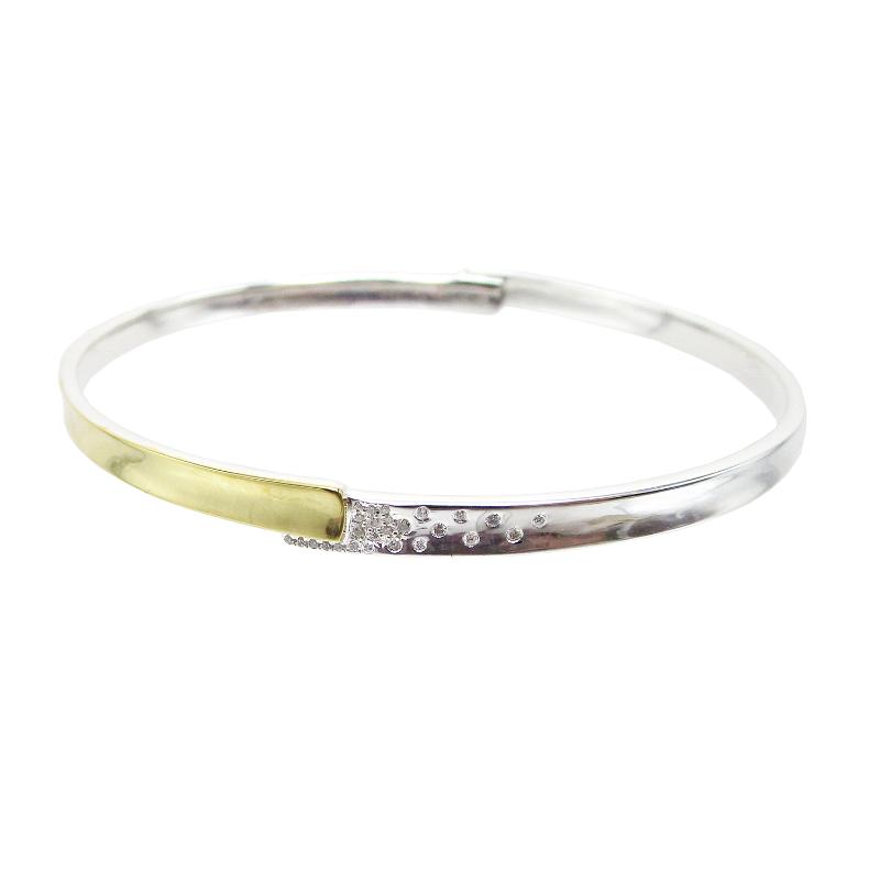 IPPOLITA Juliet Bangle in Chimera with Diamonds