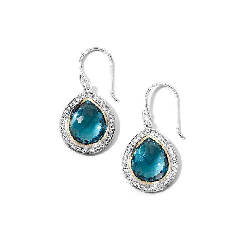 IPPOLITA Teardrop Earrings in with Diamonds