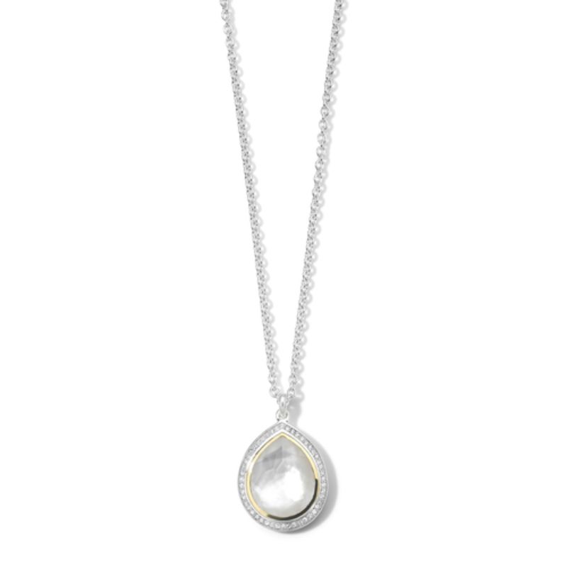 IPPOLITA Teardrop Pendant Necklace in Chimera with Diamonds