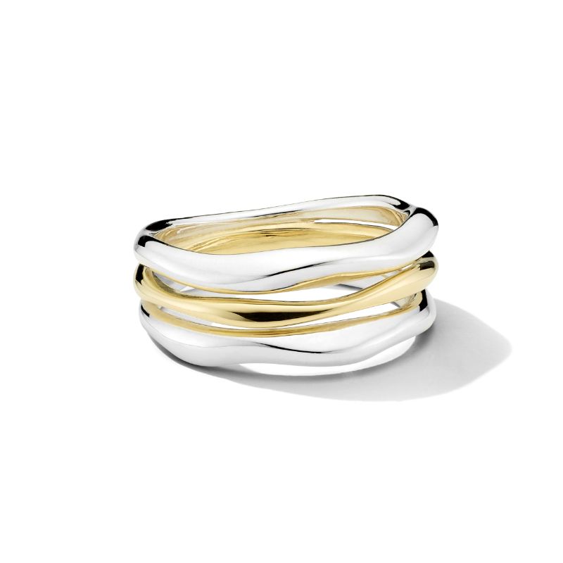 IPPOLITA Chimera Classico Triple-Band Squiggle Ring