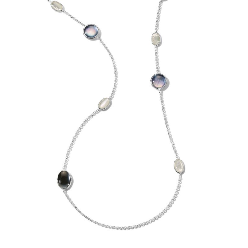 IPPOLITA 8-Stone Long Necklace in Sterling Silver