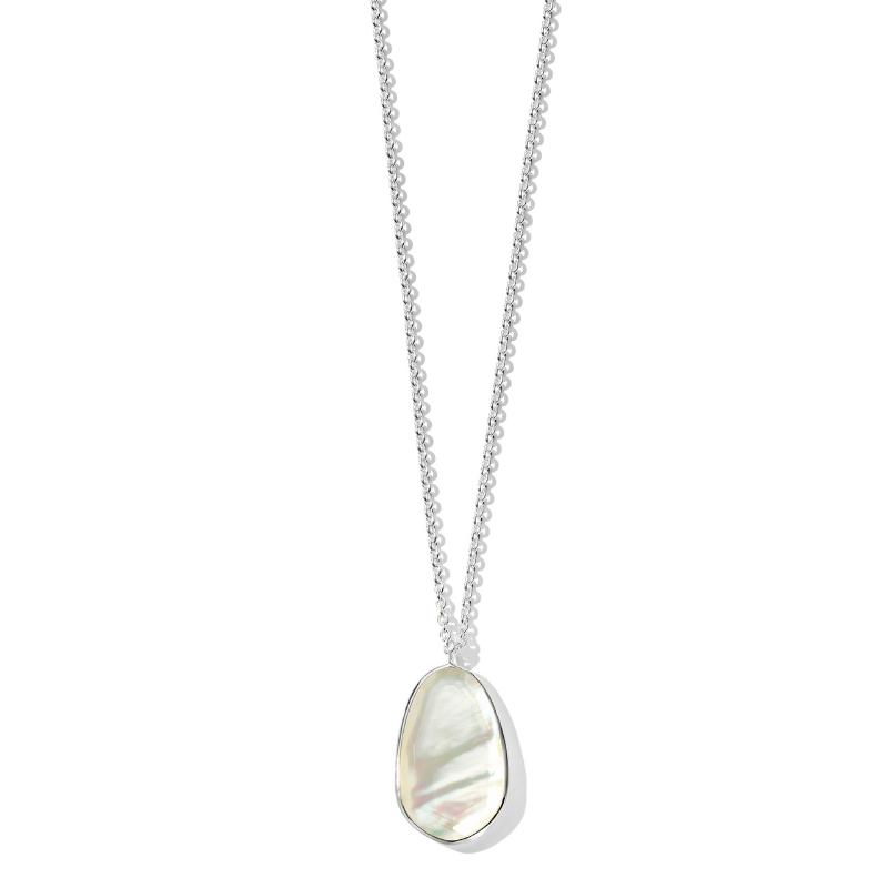 IPPOLITA Cushion-Cut Pendant Necklace In Sterling Silver 16-18