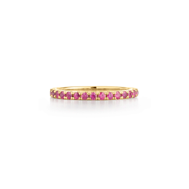 Kwiat Stackable Ring With Rubies