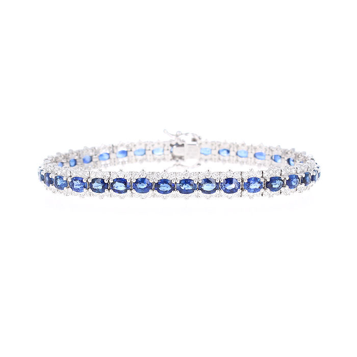 Sapphire and Diamond Bracelet