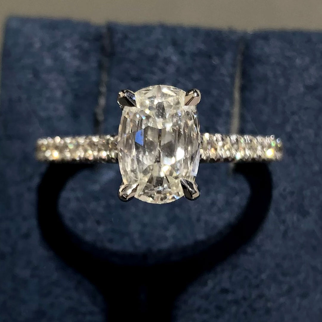 Henri Daussi Engagement Ring