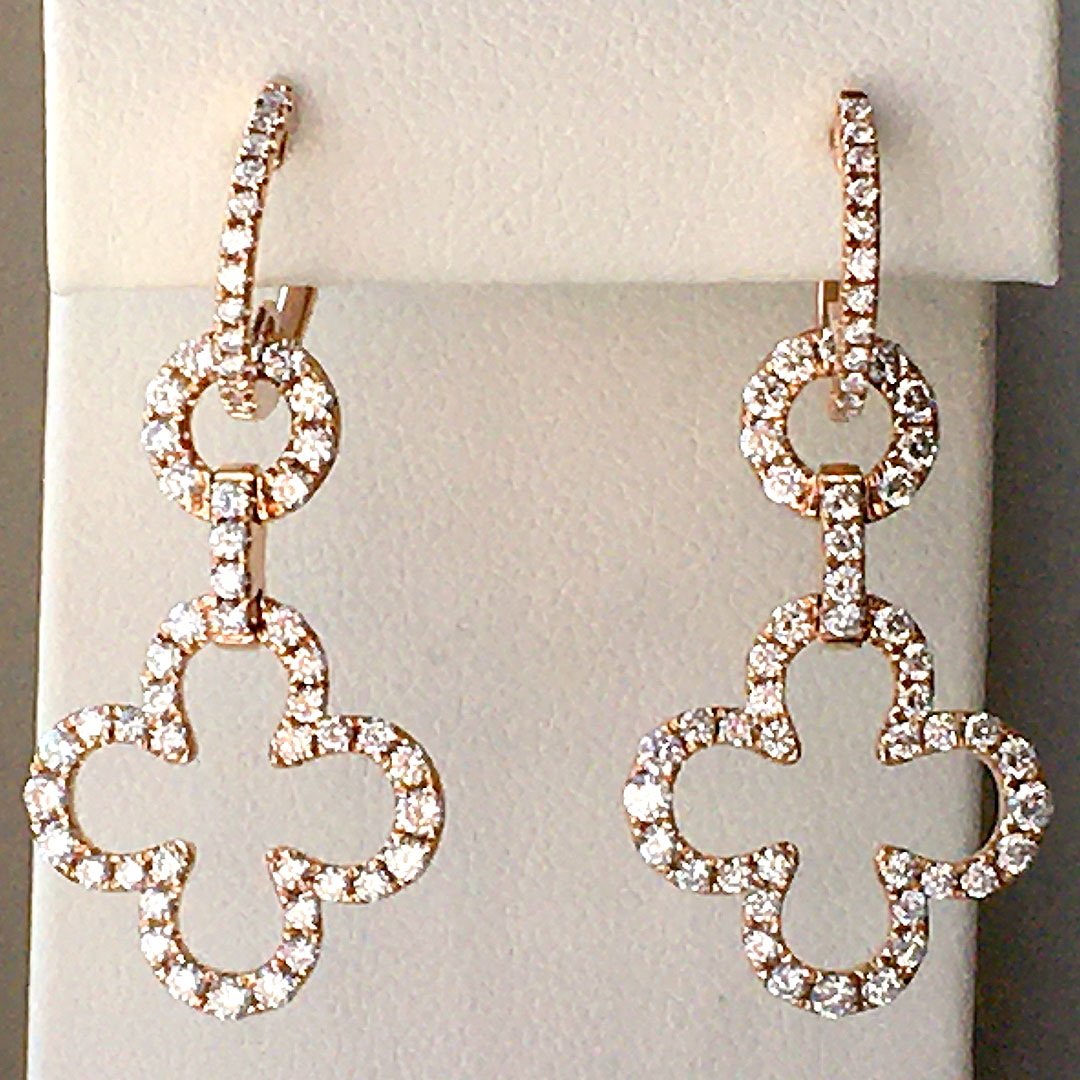 Madison L Rose Gold Earrings