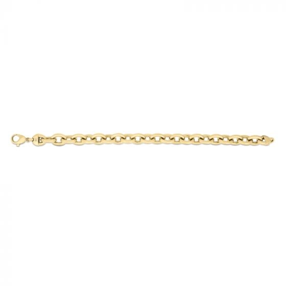 Roberto Coin  Gold Tight Gauge Oval Link Bracelet