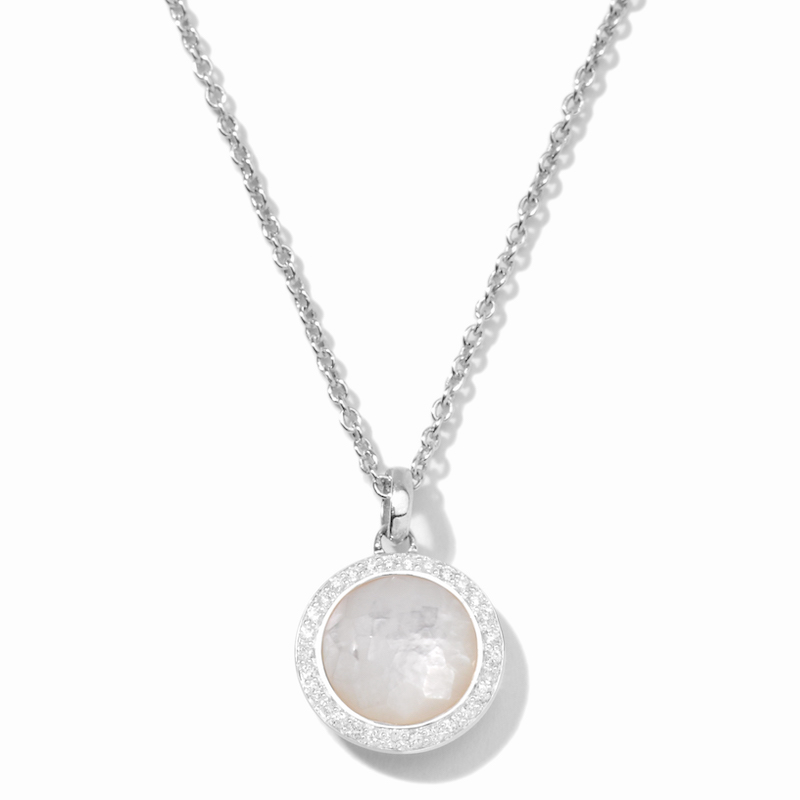 IPPOLITA Mother of Pearl and Diamond Border Pendant