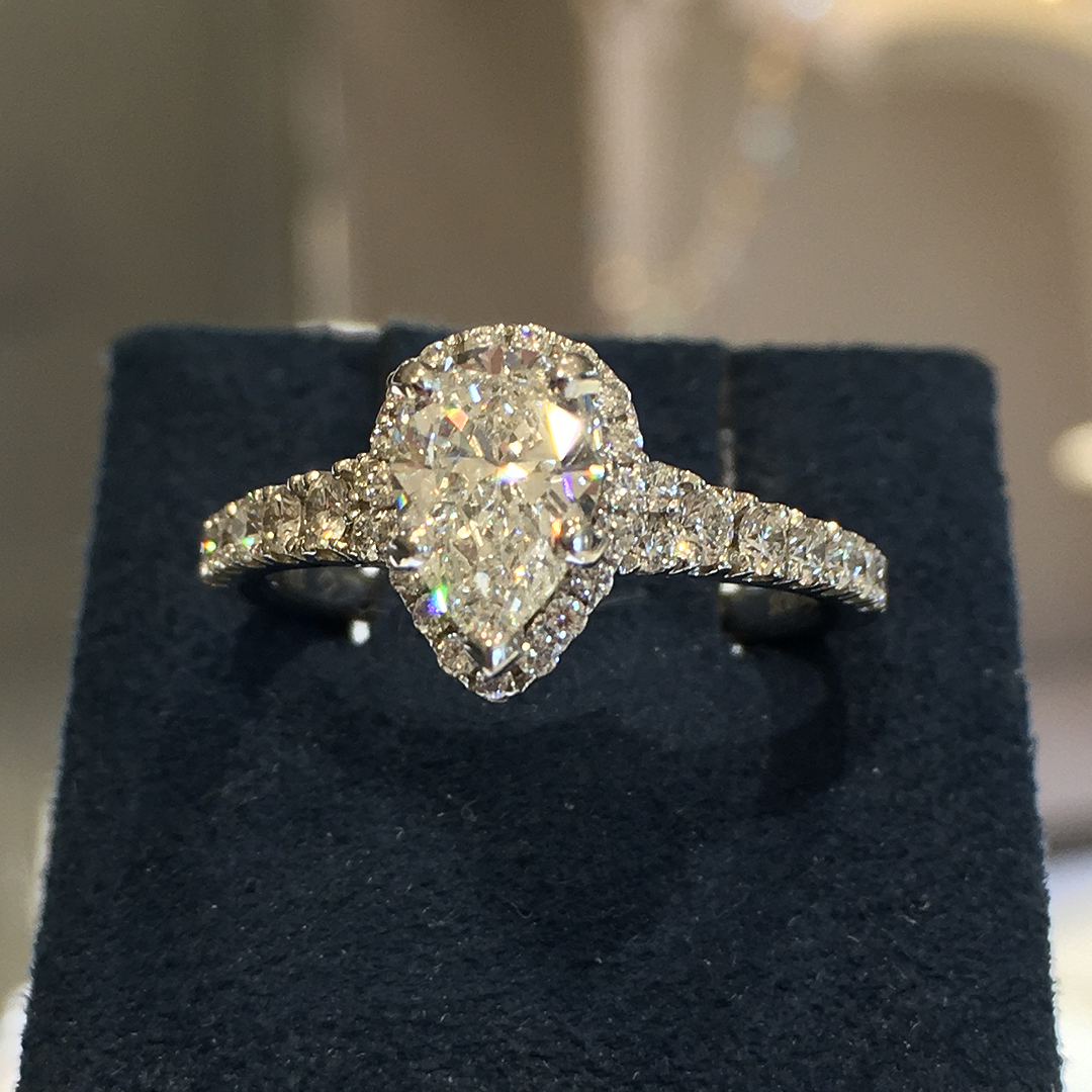 Scott Kay White Gold Engagement Ring